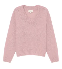 pull - MANCHE LONGUE - vetement femme - Laine - Rose - Grace and mila