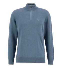 pull - MANCHE LONGUE - vetement homme - Coton - Bleu - Barbour