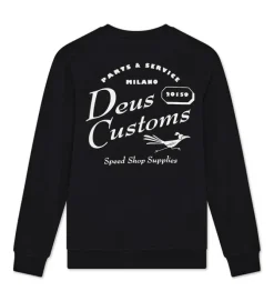 pull - MANCHE LONGUE - vetement homme - Coton - Noir - Deus