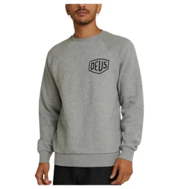 pull - MANCHE LONGUE - vetement homme - Coton - Gris - Deus