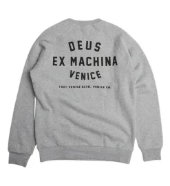 pull - MANCHE LONGUE - vetement homme - Coton - Gris - Deus
