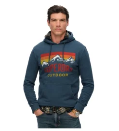 pull - MANCHE LONGUE - vetement homme - Coton - Bleu Marine - Superdry