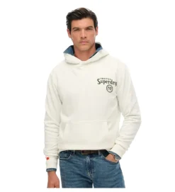 pull - MANCHE LONGUE - vetement homme - Coton - Blanc - Superdry