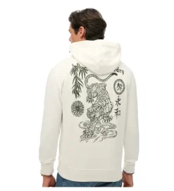 pull - MANCHE LONGUE - vetement homme - Coton - Blanc - Superdry