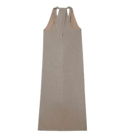 robe - LONGUE - vetement femme - Textile - Taupe - Grace and mila