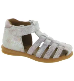 sandales et nu pieds - - bebe fille - Cuir laminé - Multicolor - Bellamy