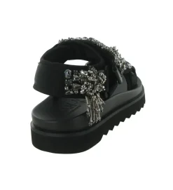 sandales et nu pieds - Casual - femme - Toile - Noir - Nan ku