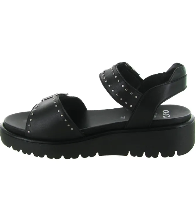 sandales et nu pieds - Casual - femme - Cuir - Noir - Ara