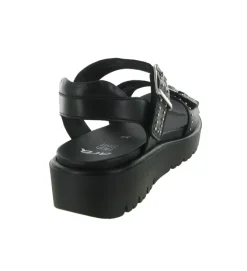 sandales et nu pieds - Casual - femme - Cuir - Noir - Ara