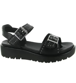 sandales et nu pieds - Casual - femme - Cuir - Noir - Ara