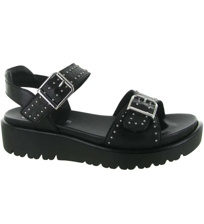 sandales et nu pieds - Casual - femme - Cuir - Noir - Ara