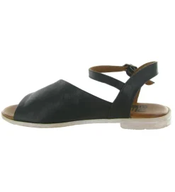 sandales et nu pieds - Casual - femme - Cuir laminé - Noir - Bueno