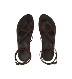 sandales et nu pieds - Casual - femme - Cuir - Marron - K.jacques