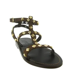 sandales et nu pieds - Casual - femme - Cuir - Marron - K.jacques