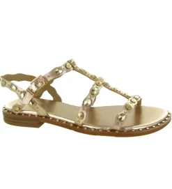 sandales et nu pieds - Casual - femme - Cuir - Or - Ash italia