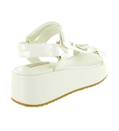 sandales et nu pieds - Casual - femme - Jeans - Blanc - Liu jo