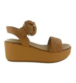 sandales et nu pieds - Casual - femme - Cuir - Chestnut - Inuovo