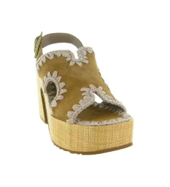 sandales et nu pieds - Casual - femme - Nubuck - Noir - Mou