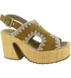 sandales et nu pieds - Casual - femme - Nubuck - Noir - Mou