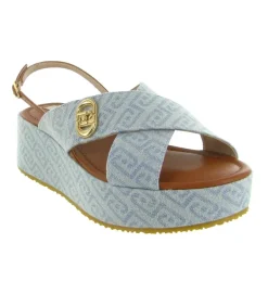 sandales et nu pieds - Casual - femme - Jeans - Bleu - Liu jo