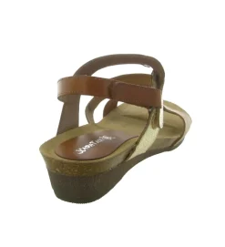 sandales et nu pieds - Casual - femme - Cuir - Marron - Xapatan