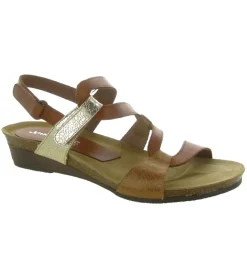 sandales et nu pieds - Casual - femme - Cuir - Marron - Xapatan