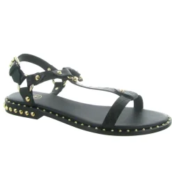 sandales et nu pieds - Casual - femme - Cuir - Noir - Ash italia