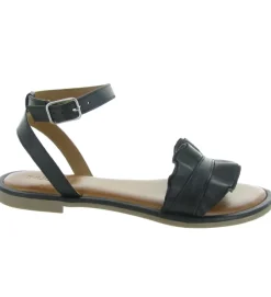 sandales et nu pieds - Casual - femme - Cuir - Noir - Inuovo