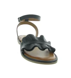 sandales et nu pieds - Casual - femme - Cuir - Noir - Inuovo