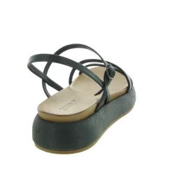 sandales et nu pieds - Casual - femme - Cuir - Noir - Inuovo