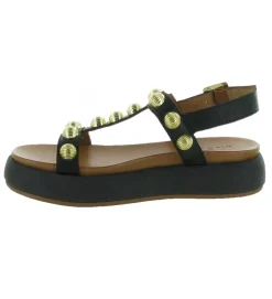 sandales et nu pieds - Casual - femme - Cuir - Noir - Inuovo