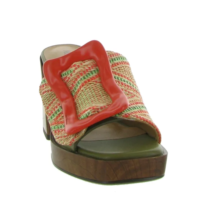 sandales et nu pieds - Casual - femme - Synthétique - Orange - Noa harmon