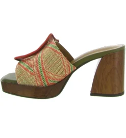 sandales et nu pieds - Casual - femme - Synthétique - Orange - Noa harmon