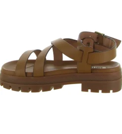 sandales et nu pieds - Casual - femme - Cuir - Marron - Bibi lou
