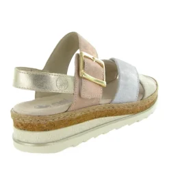 sandales et nu pieds - Casual - femme - Synthétique - Rose - Rieker