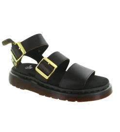 sandales et nu pieds - Casual - femme - Cuir - Marron - Doc martens