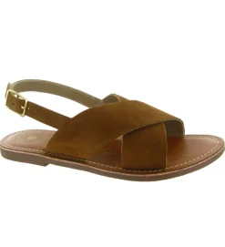 sandales et nu pieds - Casual - femme - Nubuck - Marron - Atelier tropezien