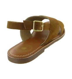 sandales et nu pieds - Casual - femme - Nubuck - Marron - Atelier tropezien