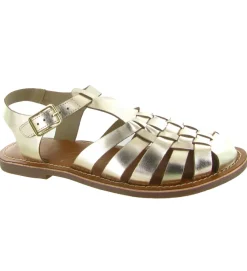 sandales et nu pieds - Casual - femme - Nubuck - Or - Atelier tropezien
