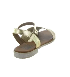 sandales et nu pieds - Casual - femme - Cuir laminé - Beige - Bueno
