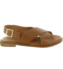 sandales et nu pieds - Confort - femme - Cuir - Camel - Oh my sandals