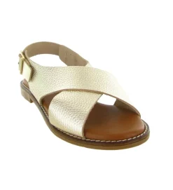 sandales et nu pieds - Confort - femme - Cuir - Or - Oh my sandals