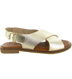 sandales et nu pieds - Confort - femme - Cuir - Or - Oh my sandals