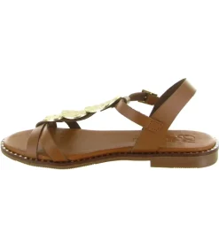 sandales et nu pieds - Confort - femme - Cuir - Marron - Oh my sandals