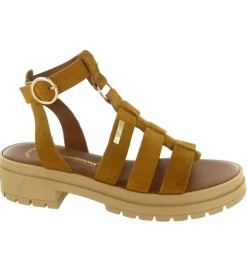 sandales et nu pieds - Confort - femme - Nubuck - Beige - Les tropeziennes
