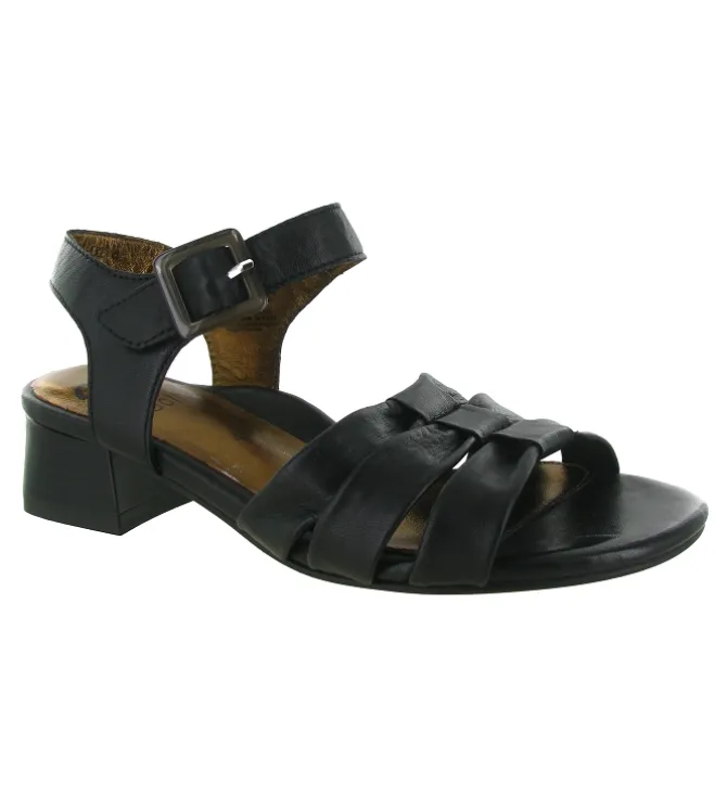 sandales et nu pieds - Confort - femme - Cuir - Noir - Ara
