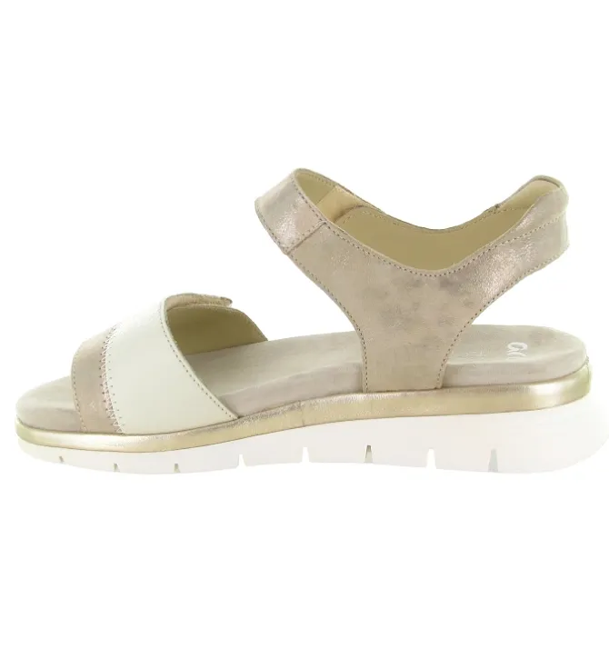 sandales et nu pieds - Confort - femme - Cuir - Crème - Ara