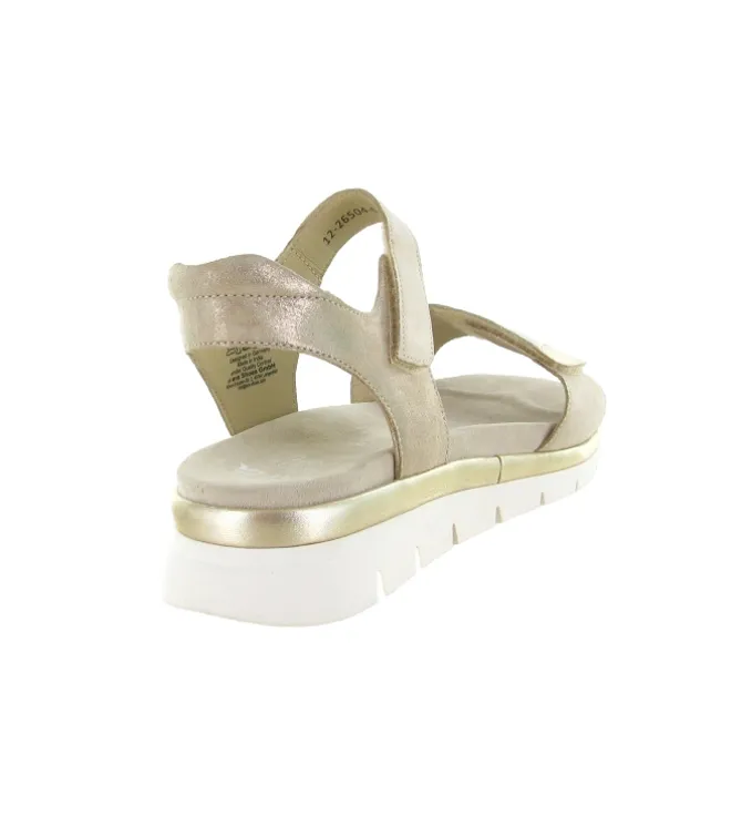 sandales et nu pieds - Confort - femme - Cuir - Crème - Ara