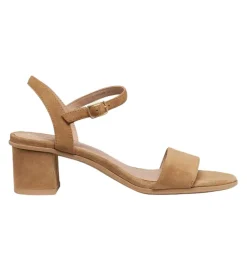sandales et nu pieds - Confort - femme - Nubuck - Marron - Geox