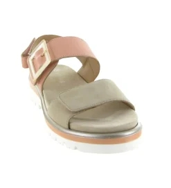 sandales et nu pieds - Confort - femme - Cuir - Marron - Ara